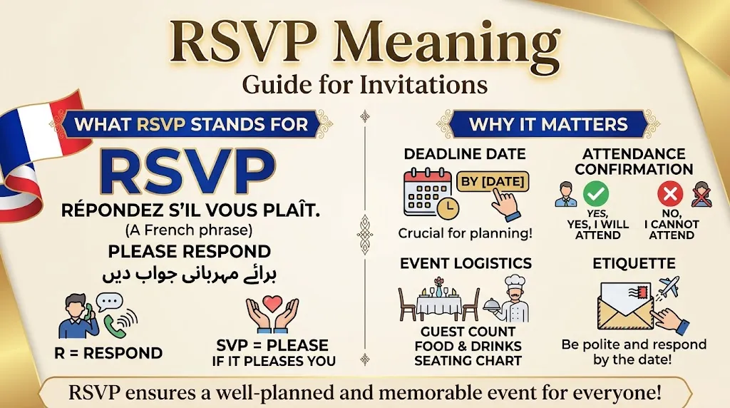 RSVP Meaning
