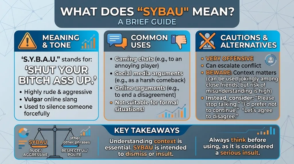 SYBAU Meaning