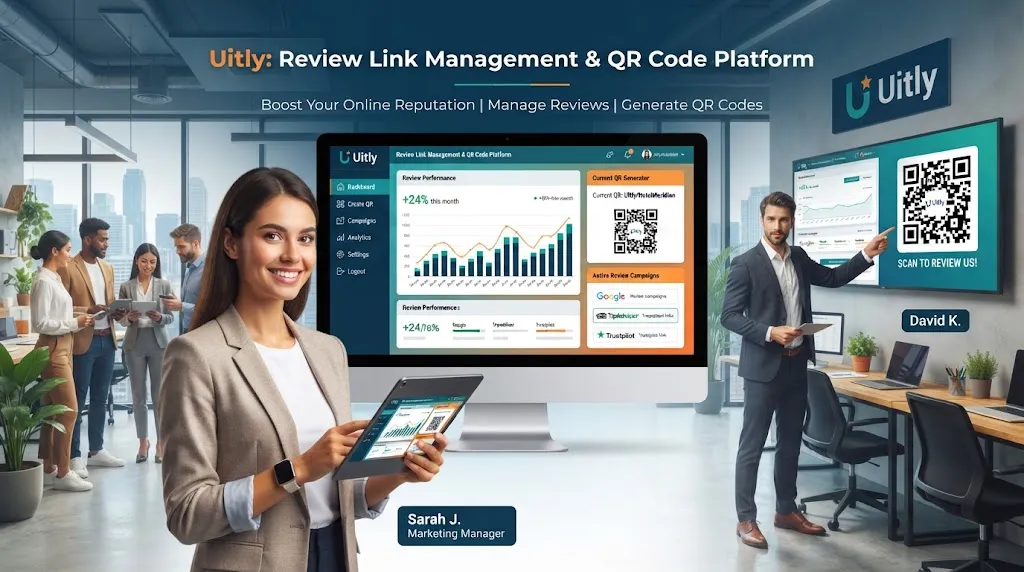 Uitly Review Link Management & QR Code Platform
