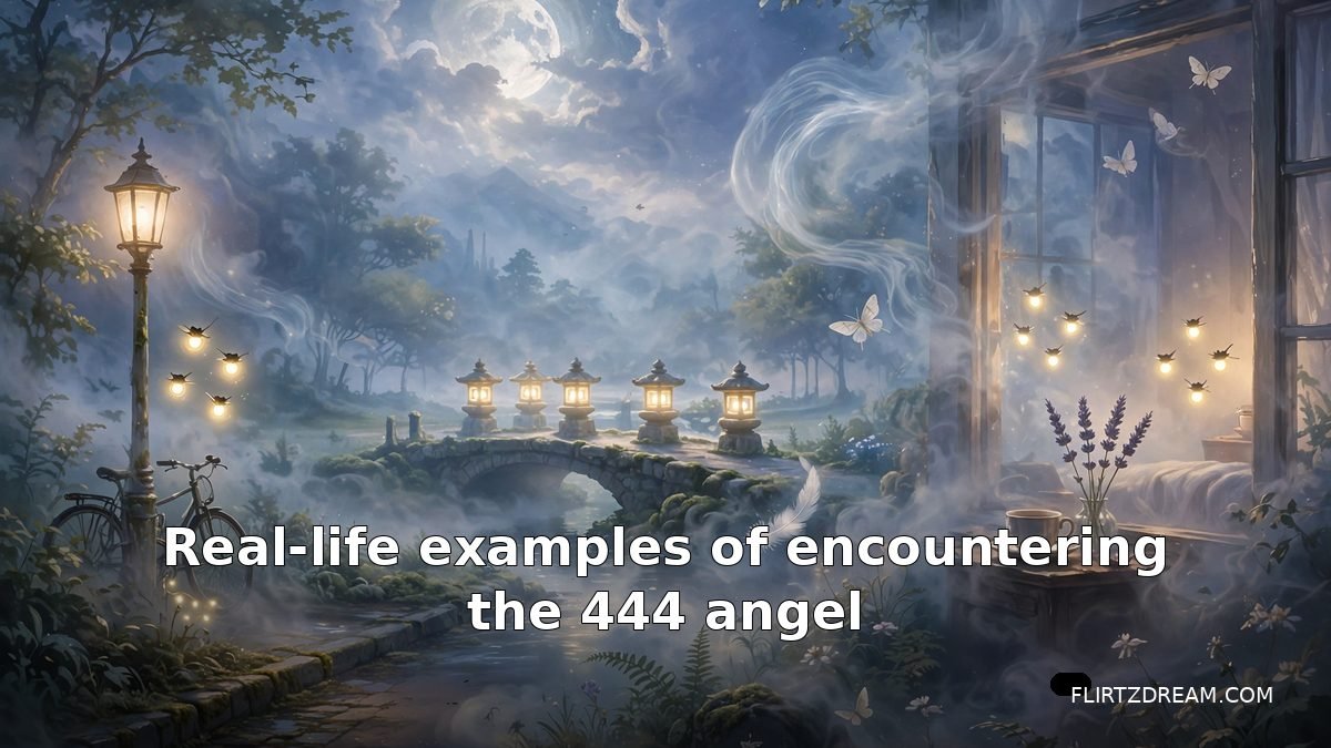 Real-life examples of encountering the 444 angel number meaning