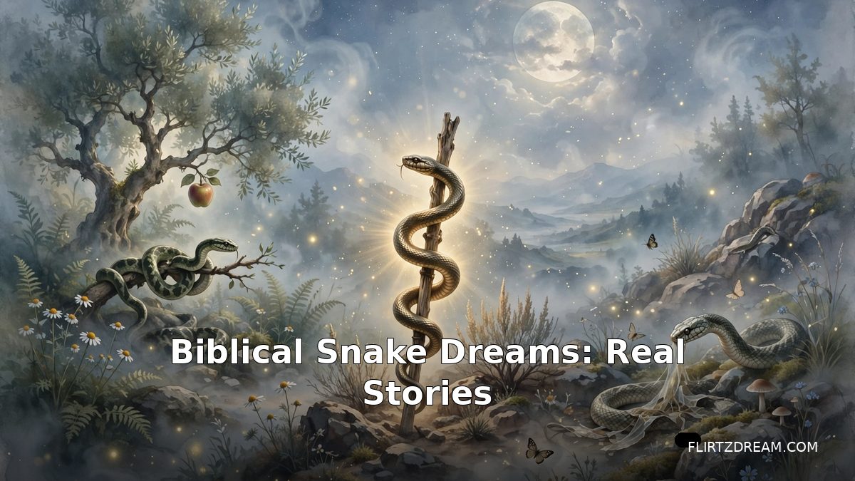 Real-life examples of the biblical meaning of snakes in a dream