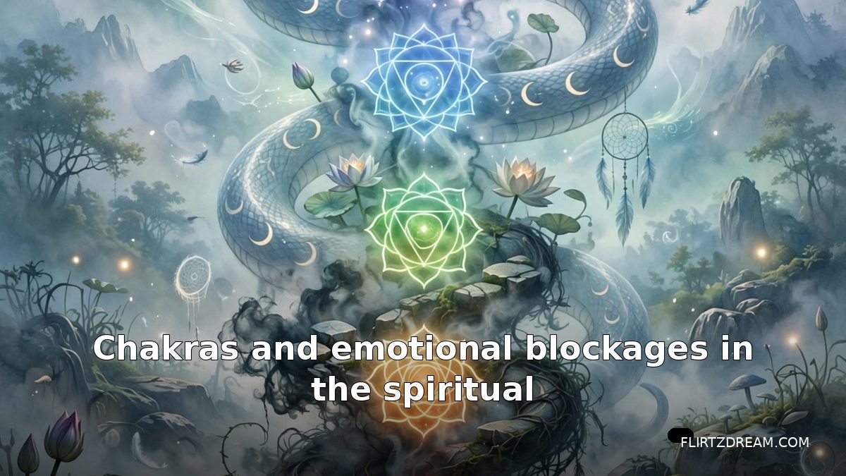 Chakras and emotional blockages in the spiritual meaning of dreaming about snakes