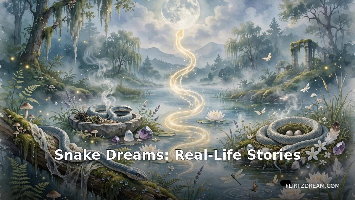Real-life examples of the spiritual meaning of dreaming about snakes